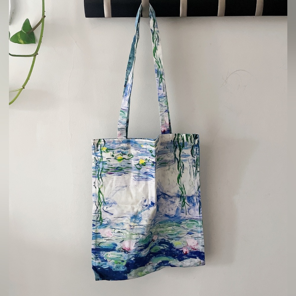 Claude Monet Water Lilies Canvas bag - Picture 3 of 3